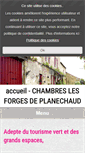 Mobile Screenshot of lesforgesdeplanechaud.com